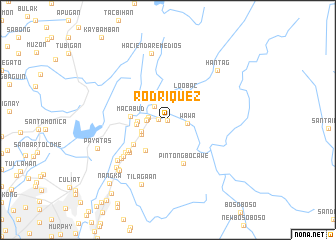 map of Rodriquez