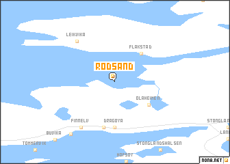 map of Rødsand