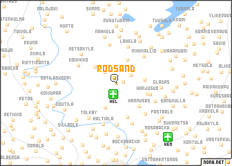 map of Rödsand