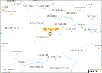 map of Roeders