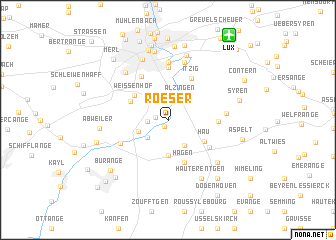 map of Roeser