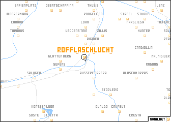 map of Rofflaschlucht