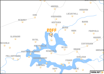 map of Roff