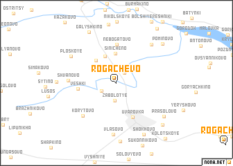 map of Rogachëvo