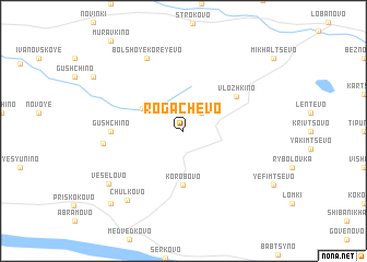 map of Rogachëvo