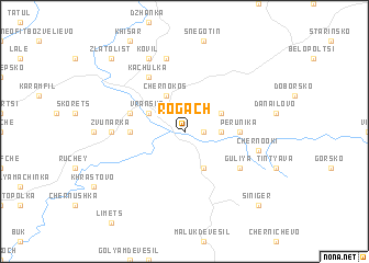 map of Rogach