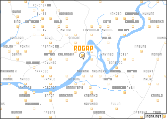map of Rogap