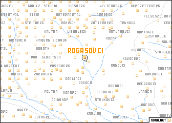map of Rogašovci