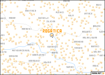 map of Rogatica