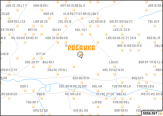 map of Rogawka