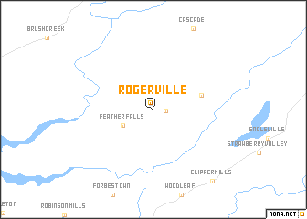 map of Rogerville