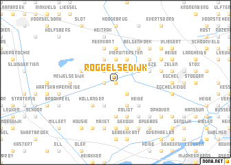 map of Roggelsedijk