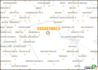 map of Roggenbach