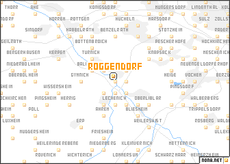 map of Roggendorf