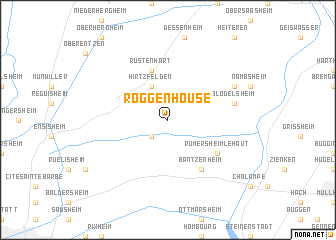 map of Roggenhouse