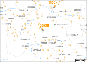 map of Rógkia
