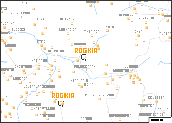 map of Rógkia