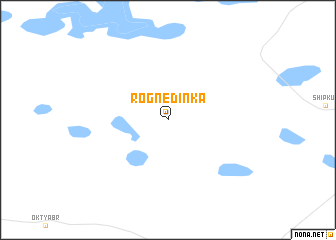 map of Rognedinka