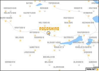 map of Rogoshino