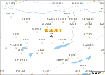 map of Rogovka