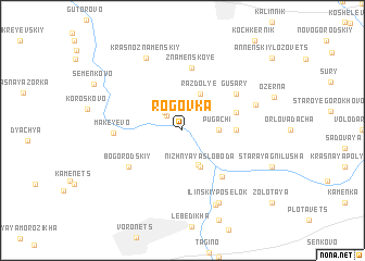 map of Rogovka