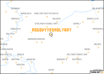 map of Rogovyye-Smolyary