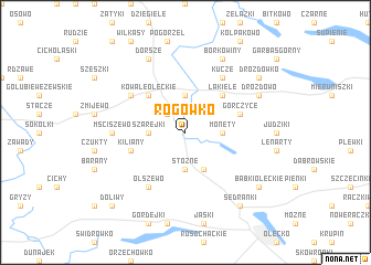 map of Rogówko