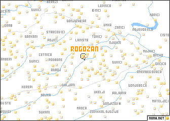 map of Rogozan