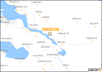 map of Rogozha