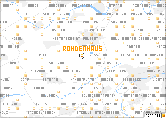 map of Rohdenhaus