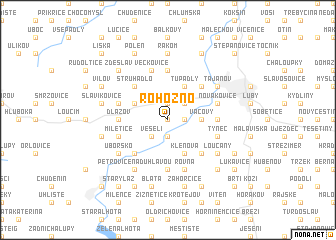 map of Rohozno