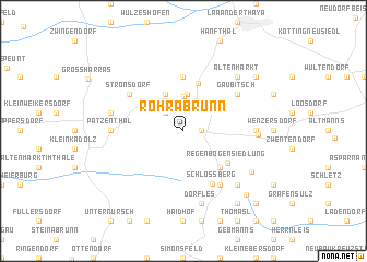 map of Röhrabrunn