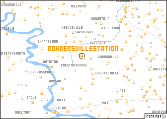 map of Rohrersville Station