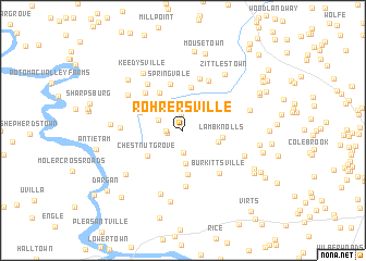 map of Rohrersville