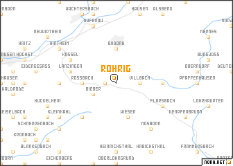 map of Röhrig