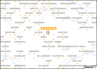 map of Rohrsen