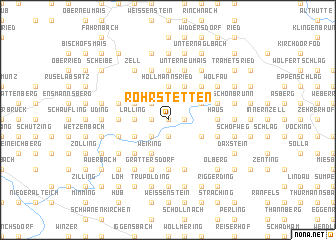 map of Rohrstetten