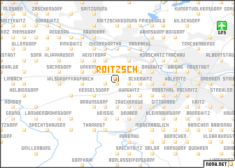 map of Roitzsch
