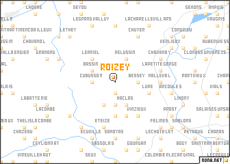 map of Roizey