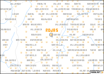 map of Rojas