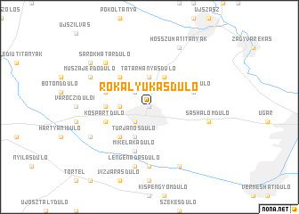 map of Rókalyukasdůlő