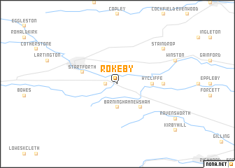 map of Rokeby