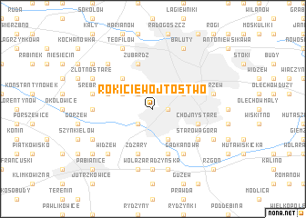 map of Rokicie Wojtostwo