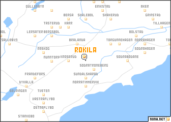 map of Rökila