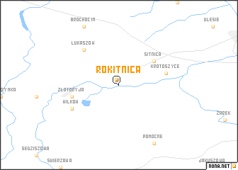 map of Rokitnica
