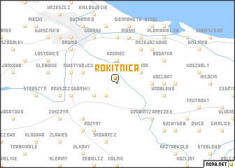 map of Rokitnica