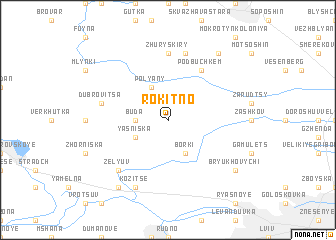 map of Rokitno
