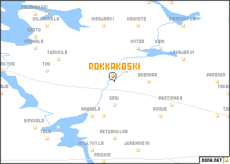 map of Rokkakoski