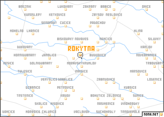 map of Rokytná