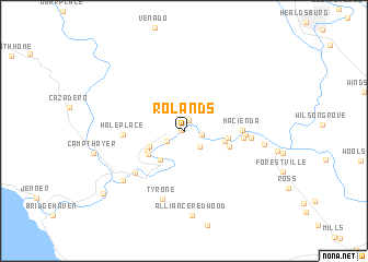 map of Rolands